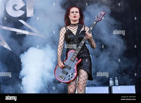 Nadja Peulen Of Coal Chamber Performs At Inkcarceration Music And Tattoo Festival On Friday