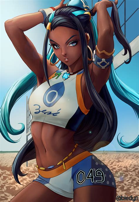 Artstation Nessa Pokemon Sword And Shield