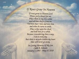 When you carry a life and it's there, and then gone, a part of your soul dies. Memory of Son Sympathy Gift Print Memorial Poem Loss of ...