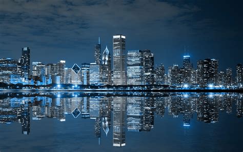 Chicago Skyline Wallpapers Top Free Chicago Skyline Backgrounds