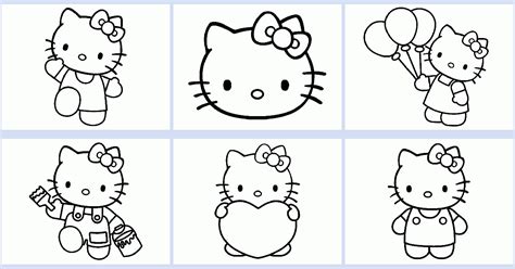 Hello Kitty Coloring Book Coloring Pages 4 U
