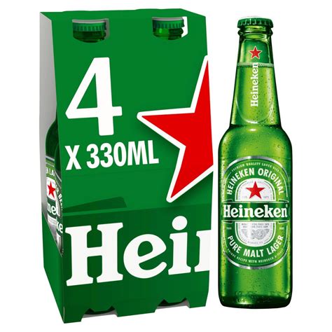 Heineken Premium Lager Beer Bottle 4x330ml Best One