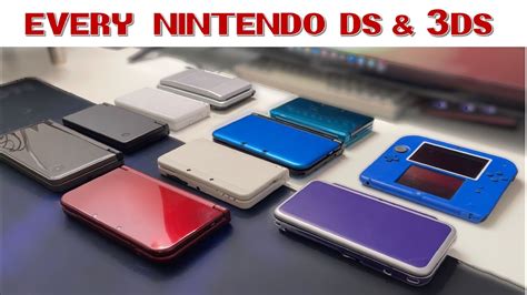 Nintendo Ds 2ds And 3ds Every Model Compared In Depth Comparison