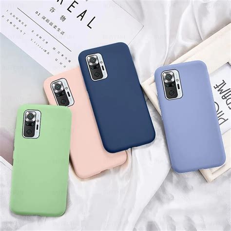 Xiaomi Redmi 9t 9 9a 9c Note 10 10s 9 9s Pro Max Lite Soft Liquid Case Silicone Back Phone Cover