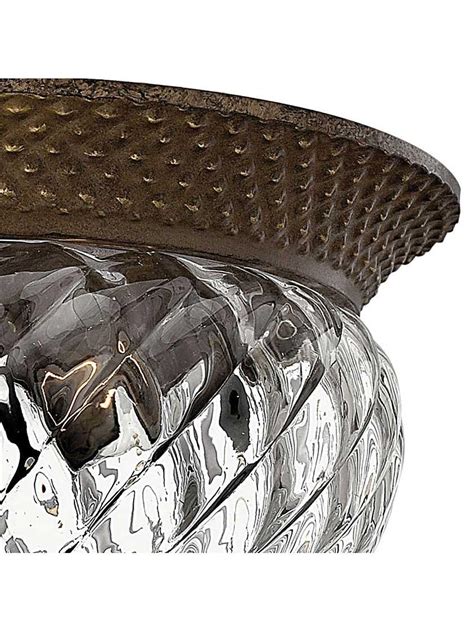 Pineapple Flush Mounted Ceiling Light With Clear Optic Glass House Of Antique Hardware