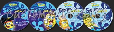 Spongebob Squarepants Season 6 Dvd Label Dvd Covers And Labels By