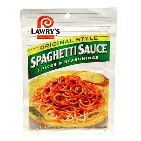 Lawry S Seasoning Mix Spaghetti Sauce Original Style