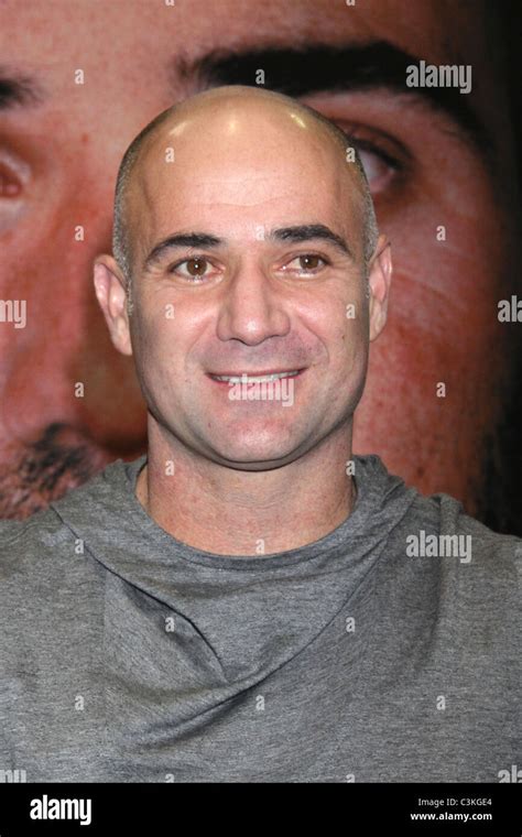 Andre Agassi Signs Copies Of His Book Open An Autobiography At