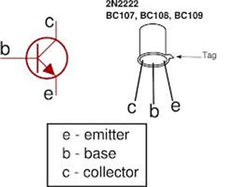 When looking at the flat side with the leads pointed downward, the three leads emerging from the transistor are, from left to right, the emitter, collector. Circuit Design And Technology: c1815 pinout