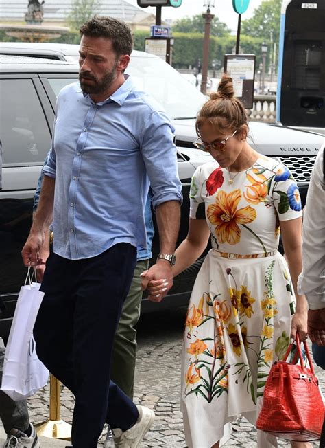 Jennifer Lopez And Ben Affleck Leaves The Crillon Hotel In Paris 07
