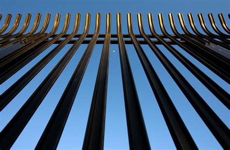 Border Fence In Eagle Pass Texas Piedras Negras Coahuila Mexico