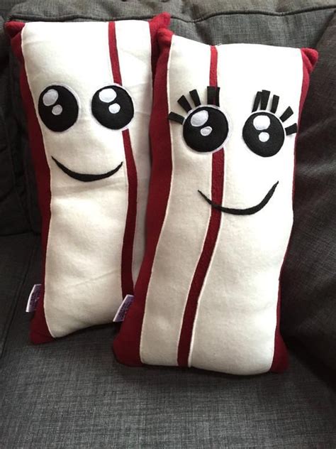 Ready To Ship Large Bacon Plush Etsy Pillow Fight Etsy Hot Cold Packs