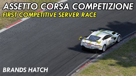 Assetto Corsa Competizione First Competitive Race Youtube