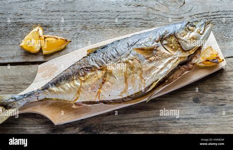 Grilled Japanese Amberjack Fish Stock Photo Alamy