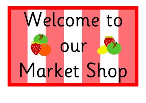 Cafe Market Shop Page 1 Free Teaching Resources Print Play Learn