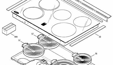 Assembly View for COOKTOP | JSP46WD2WW
