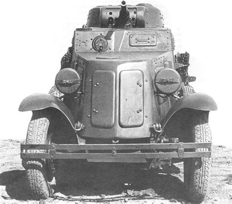 Ba 10a Soviet Medium Armored Car 1938 Armored Vehicles Medium