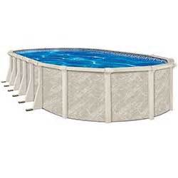 Oval pools range in standard size of 12 or 16 feet wide by 16 to 32 feet long. 21x43 Oval Above Ground Pools