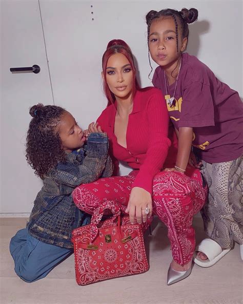 Kim Kardashian Smiles With Kids North 7 And Saint 4 In First Post