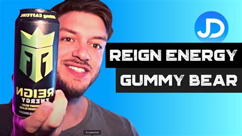 Reign Energy White Gummy Bear Review Youtube