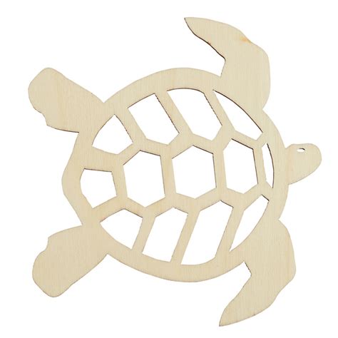 Turtle Tortoise Laser Cut Out Unfinished Wood Shape Craft Supply Rep11