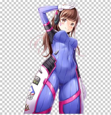 Overwatch Dva Anime Tracer Mei Png Clipart Action Figure Anime