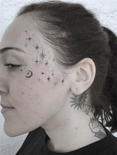 Cool Small Face Tattoos Design Small Face Tattoos Small Tattoos
