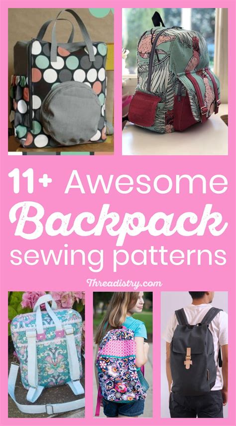 Backpack Sewing Pattern Free 18 45 Cm Zipper Or Longer Printable