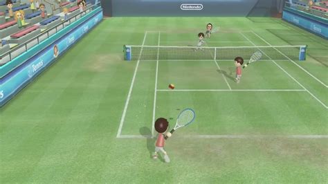 Some Wii Sports Club Tennis Matches YouTube