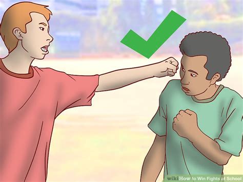 3 Ways To Win Fights At School Wikihow