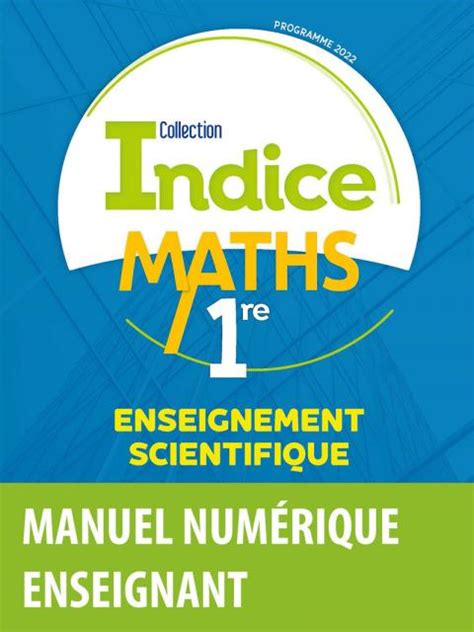 Indice Mathématiques Complémentaires Tle Manuel Numérique Enseignant Ed 2020 Bordas éditeur
