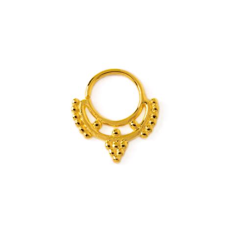 Kiara Gold Septum Body Piercing Jewellery Tribu