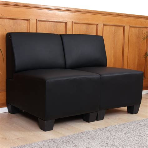 Scopri tutti i divani a 2 o 3 posti economici di mondo convenienza: Divano modulare 2 posti LYON, design moderno, comodo, in similpelle nera - Sediadaufficio.it