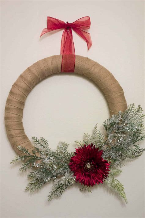 Super Simple Diy Christmas Wreath Health Home And Heart