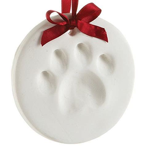 Learn How To Make A Puppy Paw Print Christmas Ornament Out Of Salt