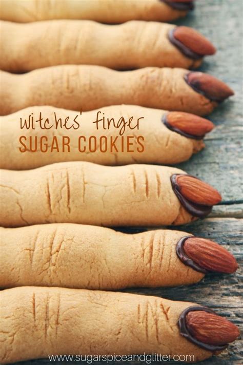 Witch Finger Cookie Recipe Halloween Finger Cookies Witch Finger