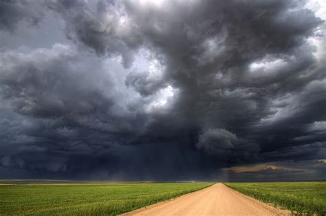 Thunderstorm Over The Colorado Eastern Plains Outdoor Colorado