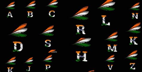 A To Z Indian Flag Alphabet Download Free Full Hd Indian Flag