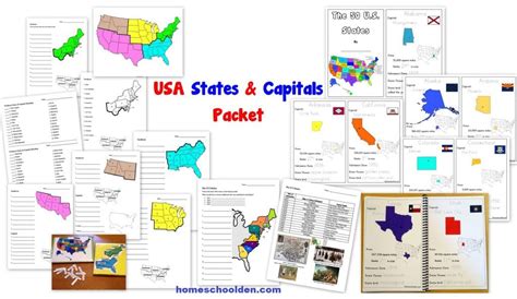 West States And Capitals Map