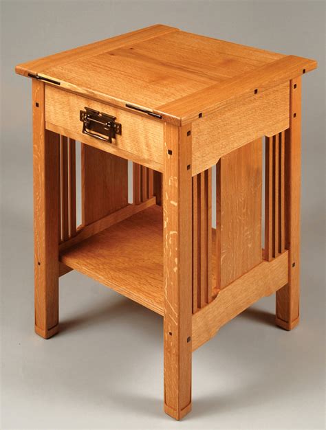 Arts And Crafts Bedside Table Popular Woodworking Magazine