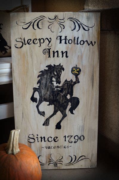 Sleepy Hollow Inn Sign Tutorial From Sleepy Hollow