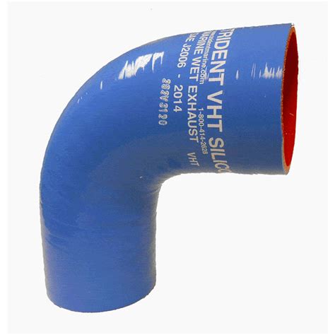 292v Ser 90 Degree Very High Temp Reinforced Blue Silicone Exhaust Elbows