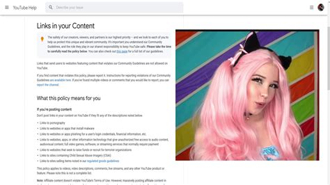 Belle Delphine Youtube Channel Is Removed Youtube