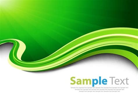 green wave background template ai svg eps vector