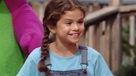 Selena I Love You You Love Me Selena Gomezs First Gig Was Barney