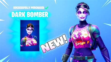New Dark Bomber Skin New Item Shop Fortnite Battle Royale Youtube