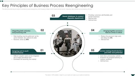 Business Process Reengineering Operational Efficiency Key Principles Of