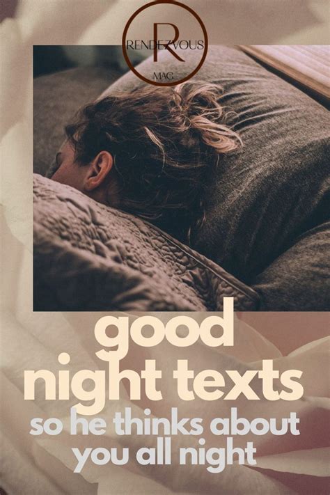 65 Good Night Texts So They Think About You All Night