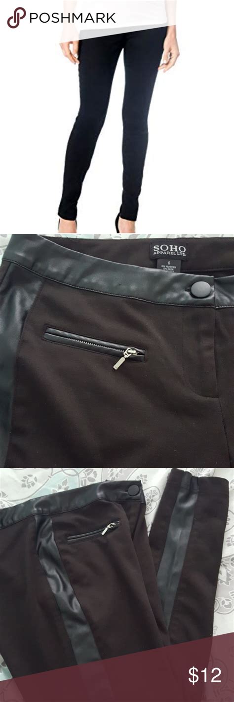 Soho Apparel Ltd Womens Pants Pants For Women Black Skinny Leggings
