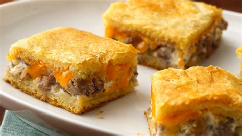 Sausage And Cheese Crescent Squares Recipe From